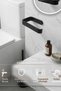 Black Horse Design Outdoor Toilet Paper Holder Adhesive Wc Paper Holder Toilet Paper Hanger - 2