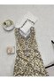 Elegant White Mukhawir with Gold Floral Embroidery and Sheer Shawl - 4