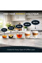 Double Wall Demitasse Glass Cups Set of 2, 100 ML Clear Espresso Coffee Cups with Handle for Hot and Cold Drinks, DH902 - 7