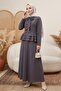 Nesla Tunic Skirt Double Set 1418 - Anthracite