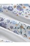 Floret Line Cotton Single Duvet Cover Set 160X220 cm Blue - 6