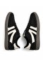Women's Sneaker Lace-Up Flat Sole Sports Shoes Sam Black Suede - 3