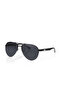 Plg-2096C1 Men's Sunglasses Polarized Lightweight Metal Frame Color Black - 6
