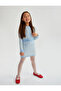 Button Detailed Elastic Waist A-Line Knitwear Skirt