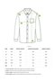 Men's White with Green Stripes Slim Fit Casual Shirt for Every Occasion - 2