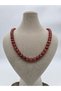 Red Agate Natural Stone Necklace (Evil Eye, Energy, Joy of Life) 8 mm - 3