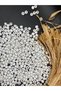 6 mm White Wooden Beads (25 Grams 175 Pieces) Hole Diameter 2mm Macrame Jewelry Bracelet Board Round - 3