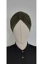 Hijab Swimming Cap (Sea and Pool Cap), Matching Khaki Color with the Swimwear and Swimsuit Top. - 7