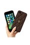 Apple iPhone 6 Plus Compatible Case Camellia Leather Case Brown - 3