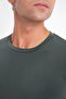 Slim Fit Cotton Fabric Long Sleeve Green T-Shirt Ts 917 - 5