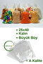 50 Pieces Large Size Ultra Thick Meat Bag, Pouch for Pulses, Transparent Candy Grocery Bag 25X40