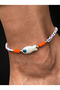 Glass Fish Figured Anklet with Evil Eye Beads Colorful Women's Anklet - 2