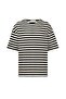 Striped Oversize Knitwear T-Shirt
