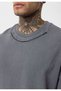 Washable Oversized T-Shirt with Chain Detail - 6