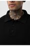 Basic polo collar oversize t-shirt - 6