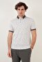 Cotton Blended Patterned Slim Fit Polo T Shirt Men's T Shirt 646b3270 - 6