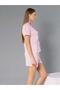 طقم شورت بأكمام قصيرة بأزرار من Boydan - قماش ميلان ناعم بنمط نقاط صيفية - M، L، XL، XXL - 2