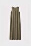 Khaki Draped Halter Neck Midi Dress
