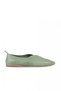 Blue Leather Women's Ballerinas 01Wn0702