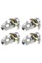 Set of 4 Knob Door Handle Lock Hotel Type Door Handle Lock