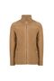 Men's Full Zipper Winter Top and Bottom Fleece Tracksuit Set Sand-Black - 4