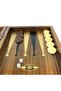 Eco Classic Handmade Checkered Wooden Backgammon and Chess Set - 6