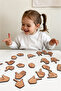 Educational Toy Neuro-Psychological Game My Hands Are Talking! 24 Wooden Pieces, Ages 3+, Attention, Coordination - 4