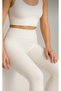 Ribbed High Waist Tummy Control Leggings – Women's Sports & Daily Wear - 2