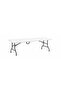 150cm Foldable Rectangular Table - Rq-31026 - White