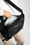 Sn-3009 Crinkle Shoulder Bag Handbag Arm Bag Daily Black - 4