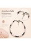 Premium Natural Stone Design Steel Chain Bracelet Series – the Natural Energy of Elegance Pink Quartz - 3