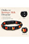 Premium Natural Stone Design Leather Bracelet Series – Real Natural Stone Red Agate and Onyx - 4