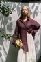 Lyra Oversize Burgundy Shirt