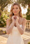 Long Tulle Cut-Out Finger Bridal Gloves White Wedding Bridal Dress Wedding Evening Dress Invitation Promise Henna Engagement - 7