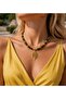 Tiger Eye Green Agate Courage Luck and Evil Eye Protection Necklace - 6