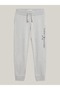 Unisex Embroidered Organic Cotton Essential Pure Cotton Logo Jogger Pants - 5