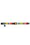 Safety Locking Adjustable Multi-Color Diagonal Striped Soft Texture Cat Collar 22-30 cm - 2