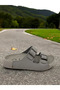 Slippers - Gray Flexible Comfortable Adjustable Buckle Unisex Summer Wear - 4