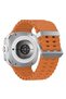 Watch 7 ultra kr417 rug silicone strap orange