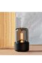 150ml Essential Oil Diffuser, Ultrasonic Aromatherapy with Auto Shut-Off, Candlelight Effect, Black - 6