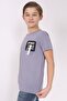 Boy's Printed Crew Neck Short Sleeve T-Shirt - 3