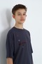 Boy's Printed Crew Neck Short Sleeve T-Shirt - 5
