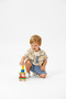 Baby Boy 3-Piece Striped Shirt, Teddy Bear Printed T-Shirt and Shorts Set (6-24 Months) - 6