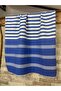 Hand-Woven Organic Cotton Blue Beach Loaf 90x190 - 2