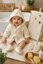 Newborn Chick Baby Towel Bathrobe Set Organic - Baby Birth Gift