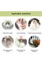 Cat Cone Collar M Size, Waterproof Recovery E-Collar for Wound Healing & Anti-Bite - 3