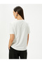 Printed T-Shirt Crew Neck Short Sleeve - 4