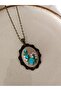 Cross-Stitching Etamine Processing Long Chain Ethnic Design Necklace - 7