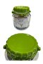 Leak-Proof Air-Tight Chubby Glass Jar Tea Sugar Nuts Pickles Food Storage Jar 2,Lt - 2