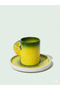 Handmade Lemon Concept Ceramic Cup Set - 90 ml - 3